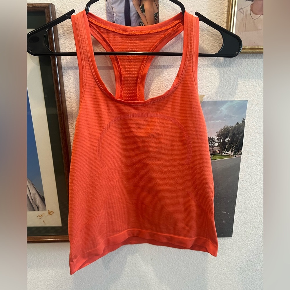 Lululemon Women’s Orange Athletic Tank